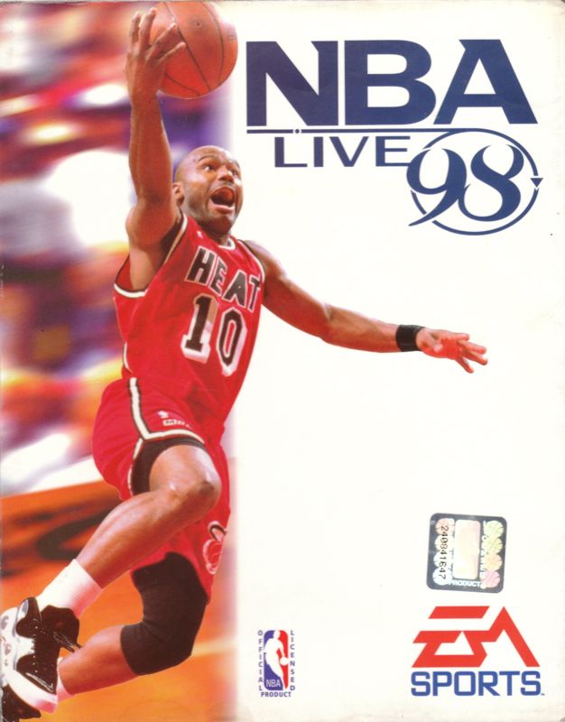 NBA Live 98 box art for Sega Genesis